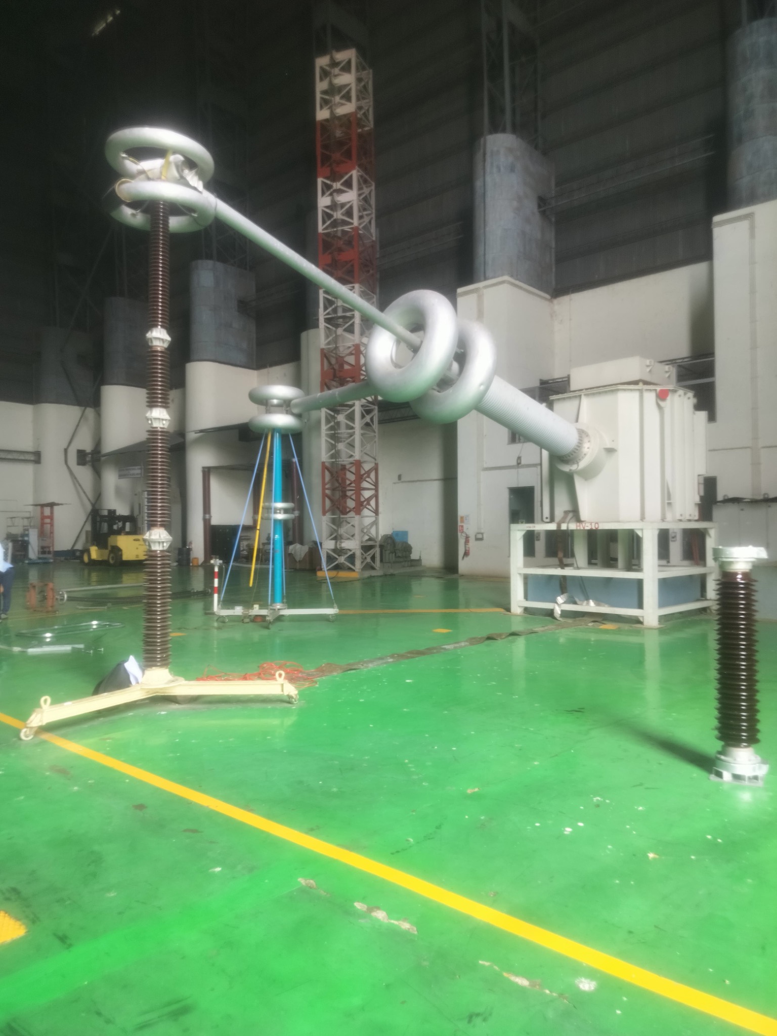 HV Impulse Test Setup - Transformer and Bushing
